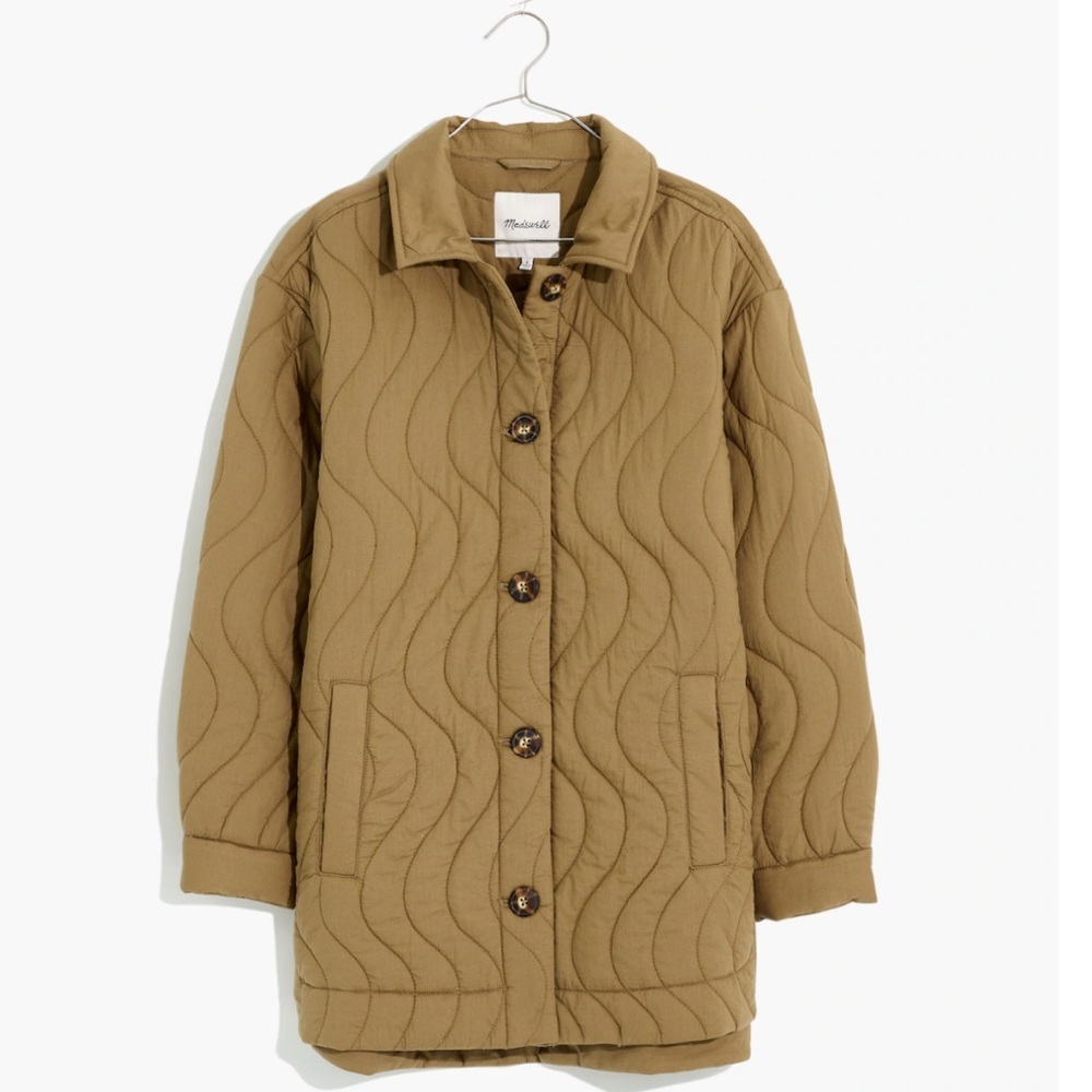 Madewell Quilted Belrose Shirt-Jacket Size S - Picture 13 of 13